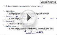 Compilers 03-01: Lexical Analysis