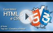 Curso Básico HTML5 + CSS3 - Tag nav - Conceitos e