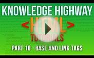 How to program in HTML #10 - Base and Link Tags