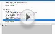 HTML5 Tutorial Teil 7: Die Navigation - Animationen der