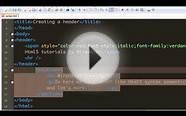 Html 5 tutorial - 08 - Section element.mp4