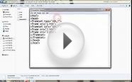 HTML Tutorials: HTML Frameset Examples - HTML frame tag