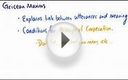 [Introduction to Linguistics] Gricean Maxims, Implicature