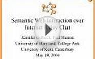 Semantic Web Interaction over Internet Relay Chat