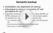 Understanding consistency and semantic markup